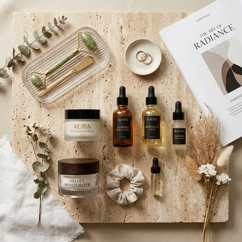 Best Beauty Transatlantic Edit - Curated Cosmetic Flatlay