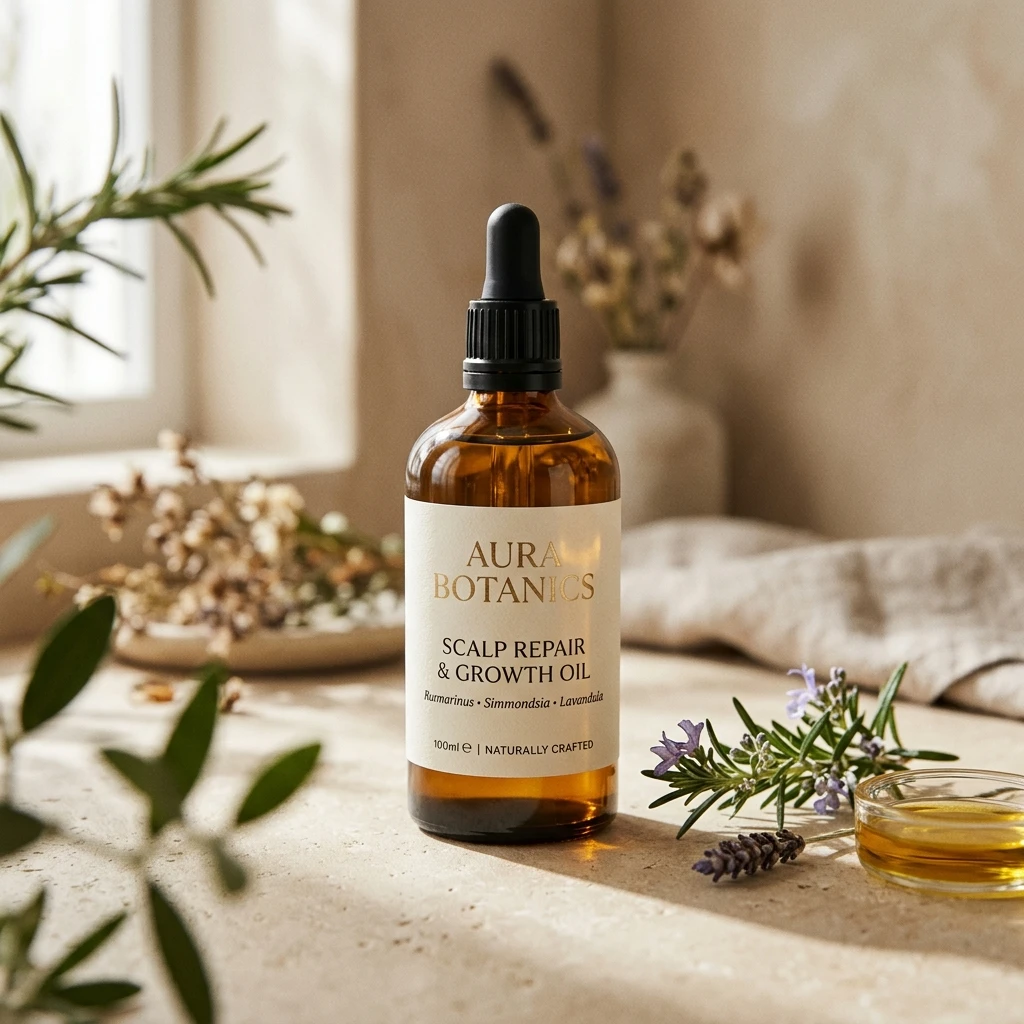 Botanical Scalp Serum - Haircare Editorial Feature
