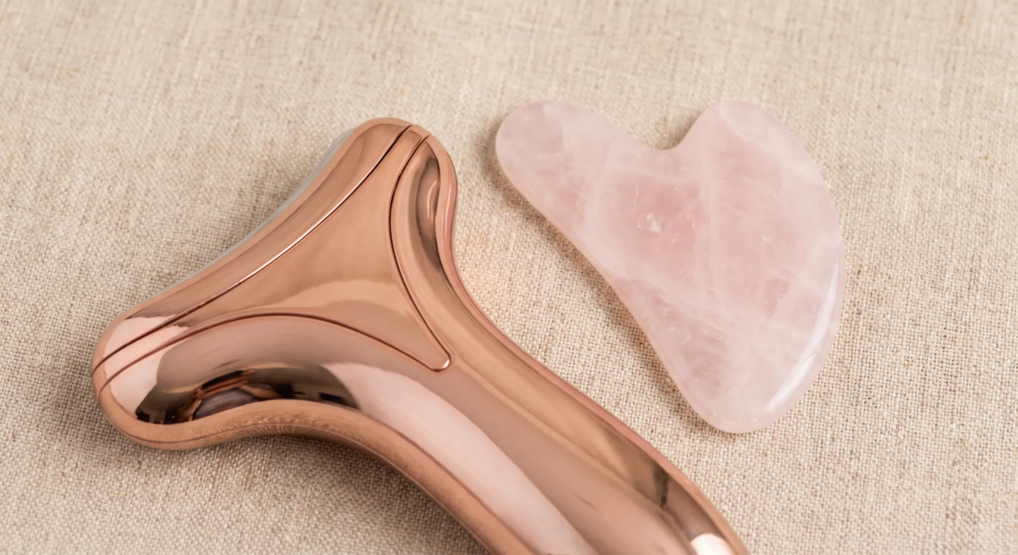 Makeup brushes with stone facial massage tools