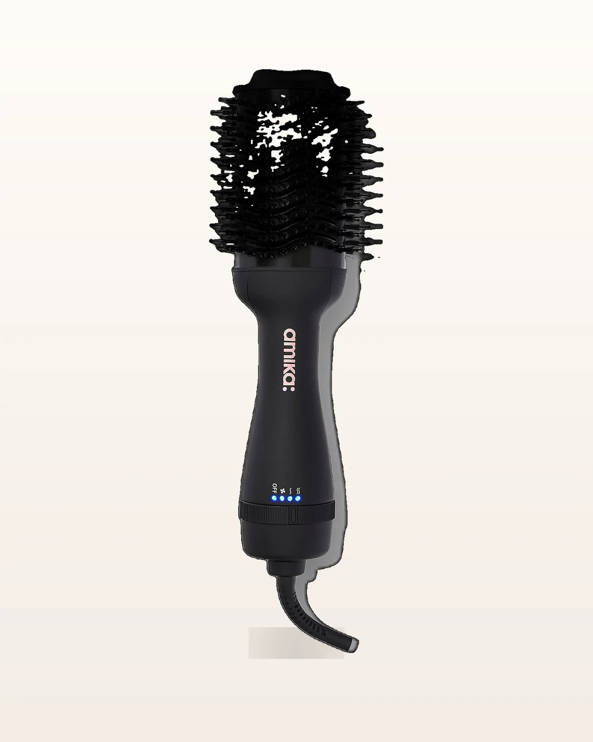 Amika black oval hair blow dryer brush