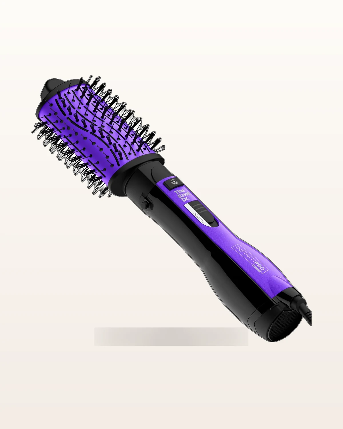 Conair InfinitiPro Knot Dr. purple oval dryer brush