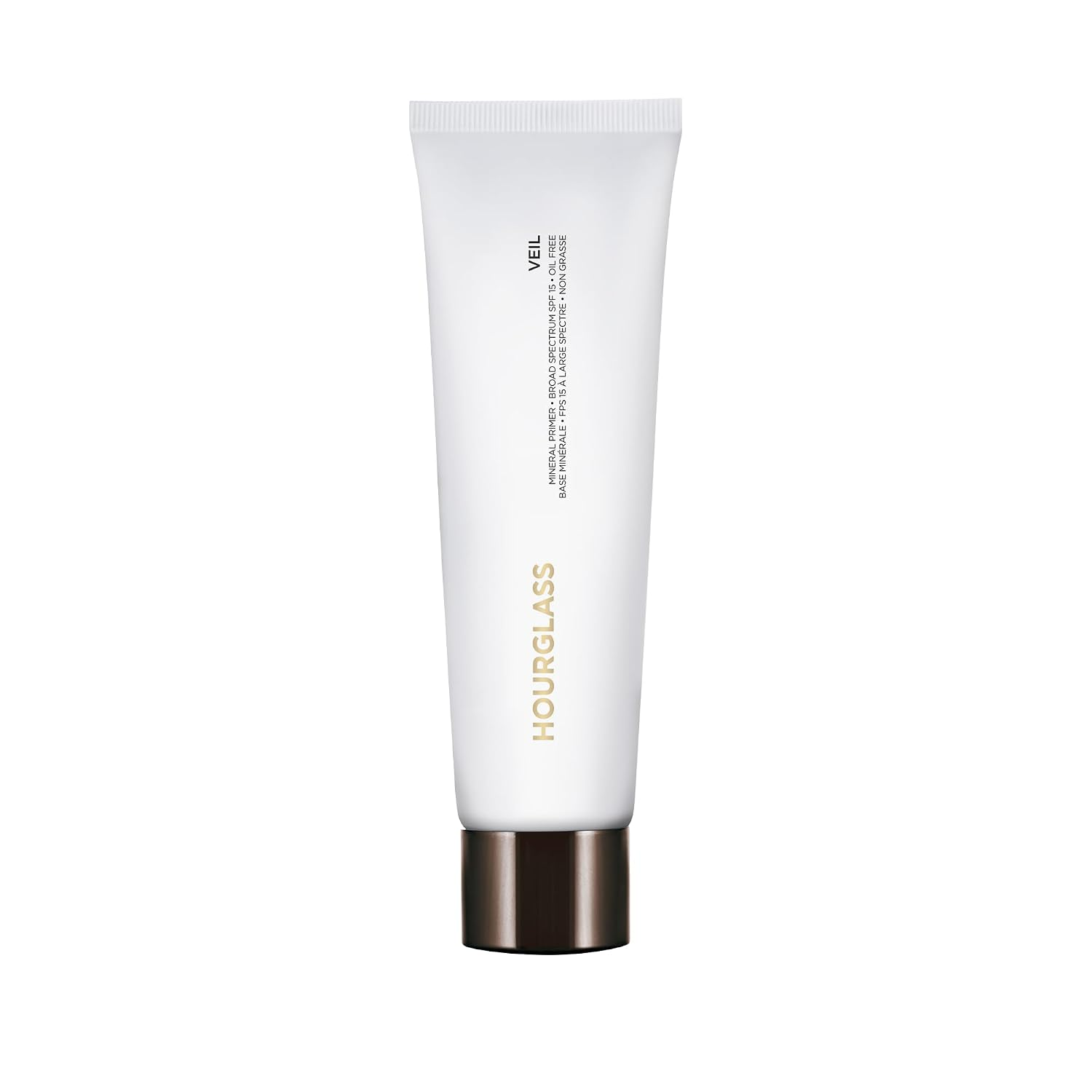 Hourglass Veil Mineral Primer travel size packshot on a white background