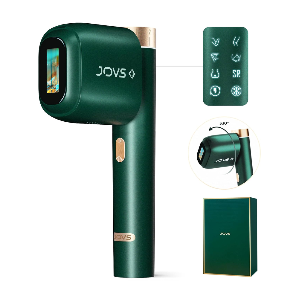 JOVS Venus Pro sapphire ice-cooling IPL hair removal device with rotating treatment head