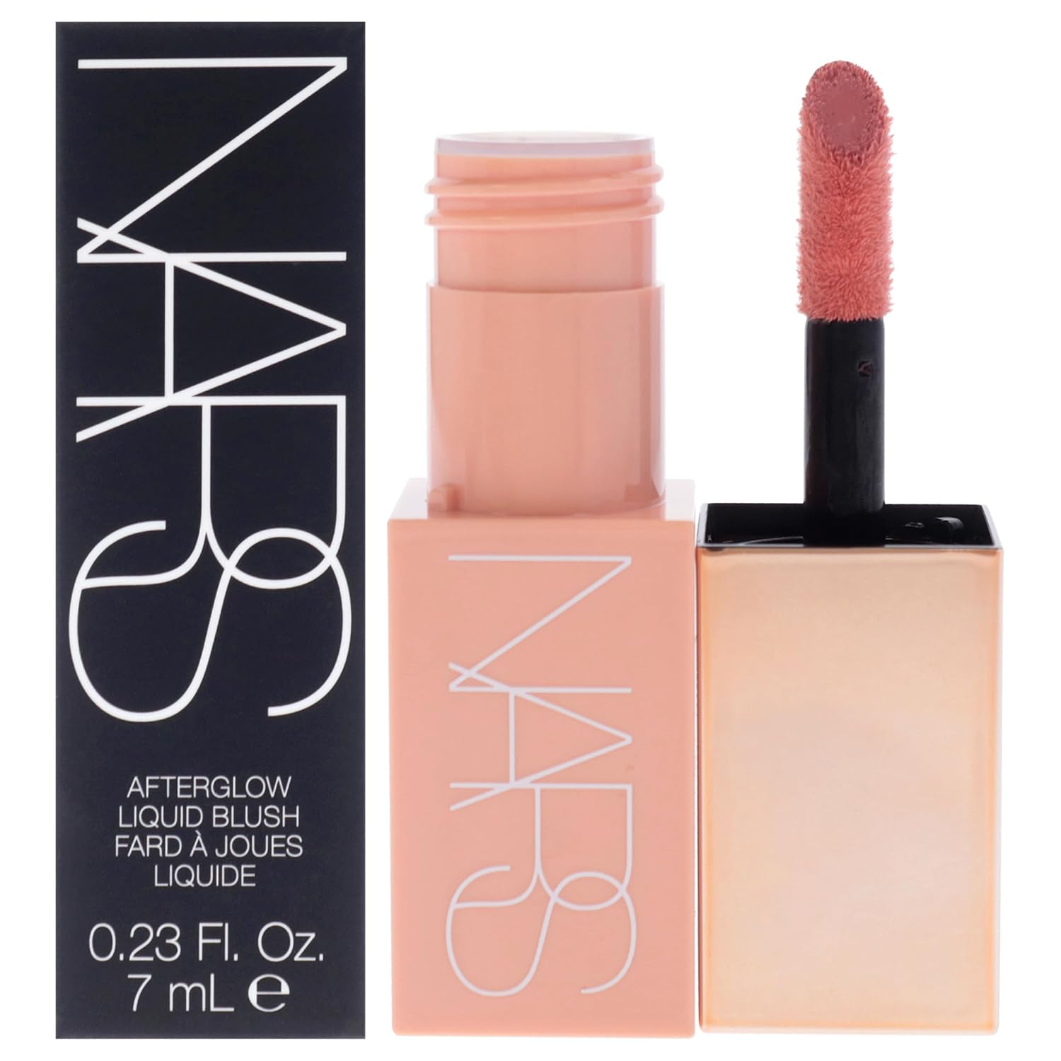 NARS Afterglow Liquid Blush in the shade Behave packshot on a white background